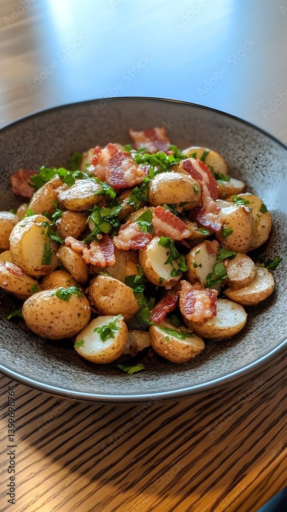 Delicious Crispy Bacon Potato Salad Recipe Delicious Crispy Bacon Potato Salad Recipe