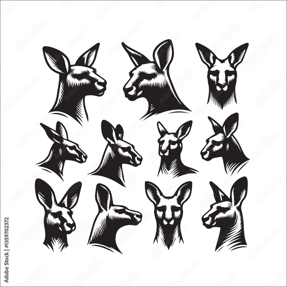 Head of rabbit animal vector illustration Head of rabbit animal vector illustration