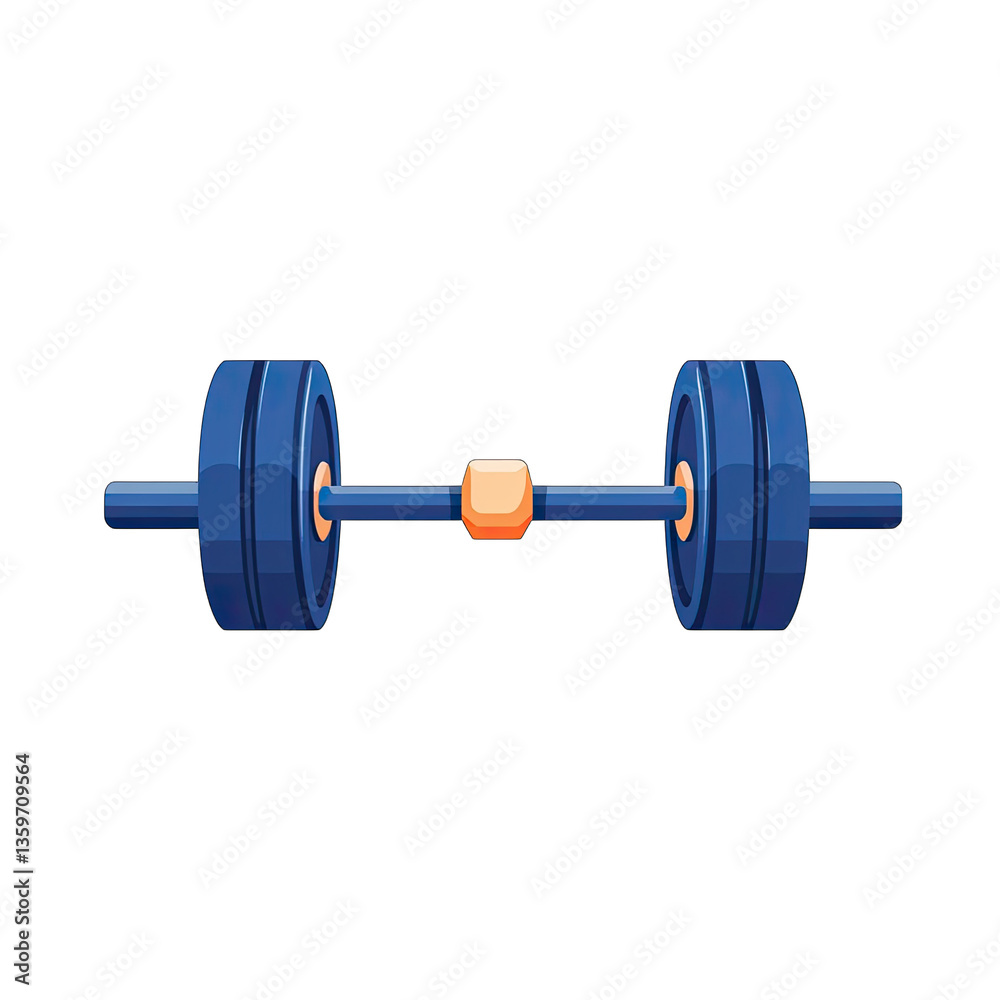 dumbbell isolated on white dumbbell isolated on white