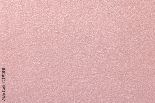 ピンク色の和紙のテクスチャーの背景素材　Japanese pink washi paper texture background