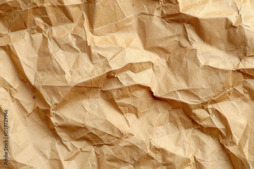 Seamless Brown Grocery Bag Butcher or Kraft Packing Paper Background Texture Tileable Cardboard or