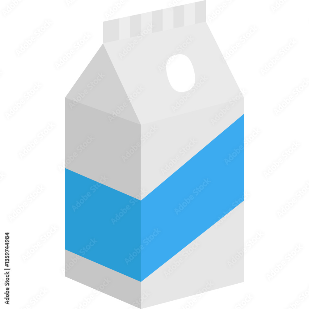 Fototapeta premium white milk box