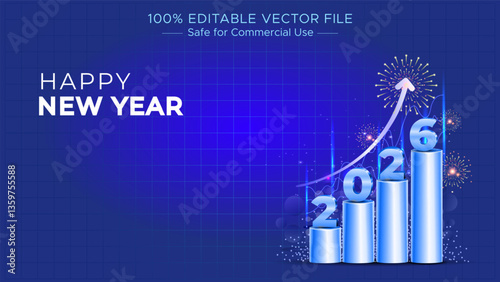Business Growth Concept for New Year 2026.