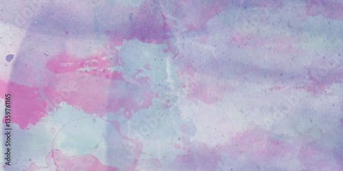 Abstract translucent multicolored watercolor background. Watercolor background. 3D illustration, 3D rendering. Colorful gradient ink colors wet effect hand drawn canvas background .>