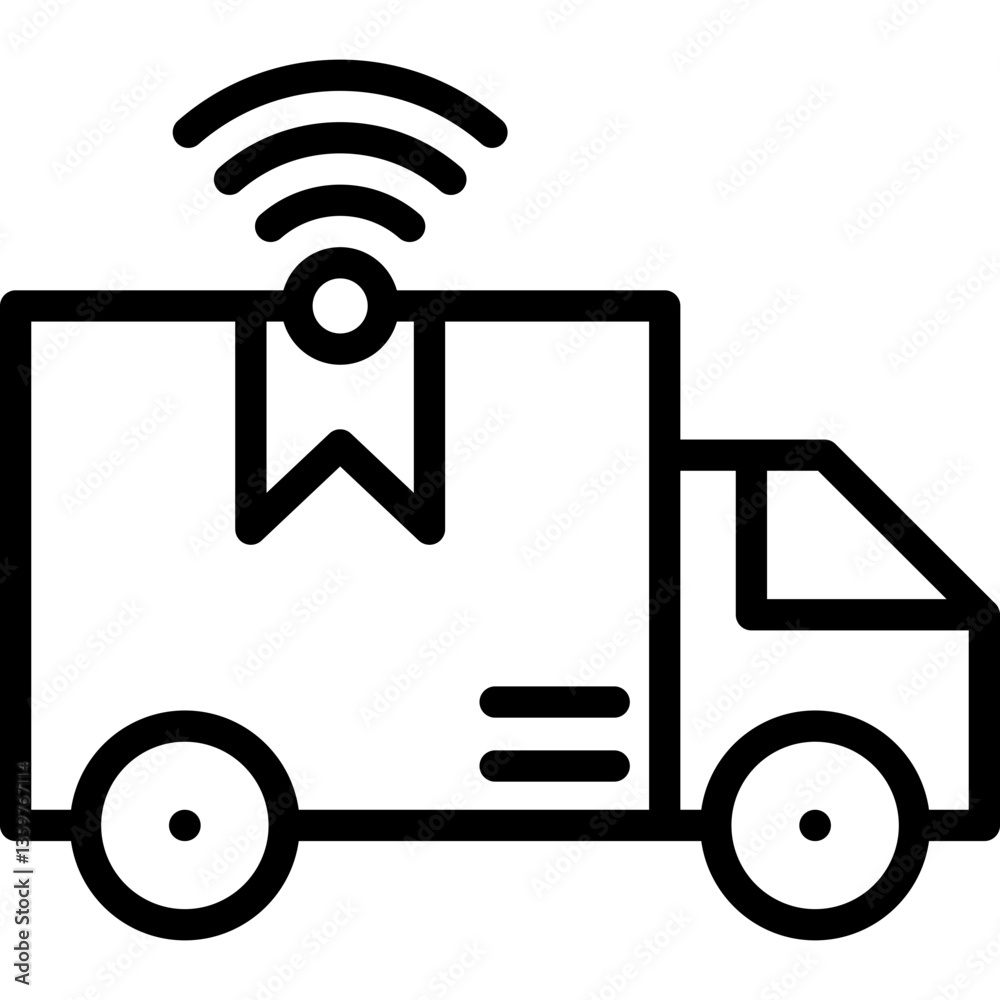Smart Logistics Icon Smart Logistics Icon