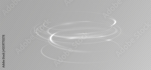 Light white Twirl.Vector eps 10	