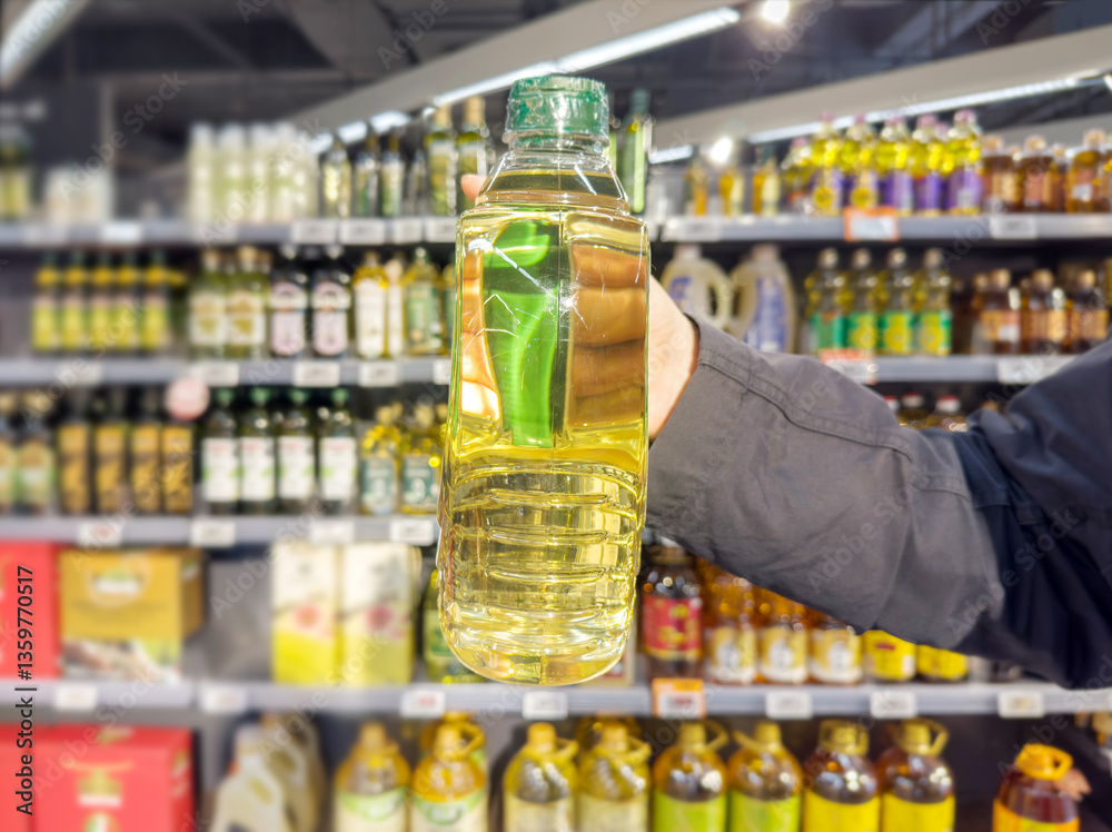 Choosing oil at the grocery store