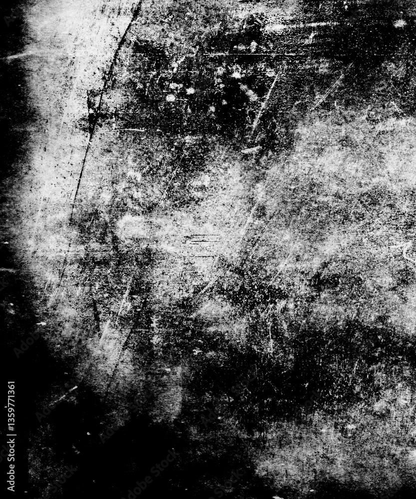 Obraz premium Grunge obsolete background, dark distressed texture, space for your design