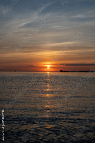 sunset at the beach