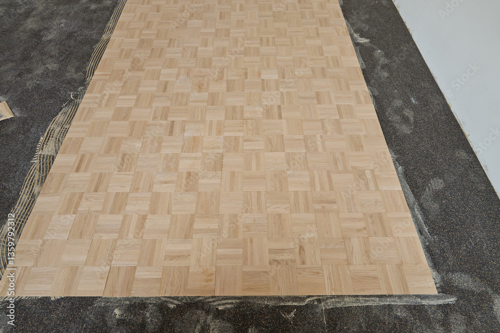 Laying oak vintage pattern parquet