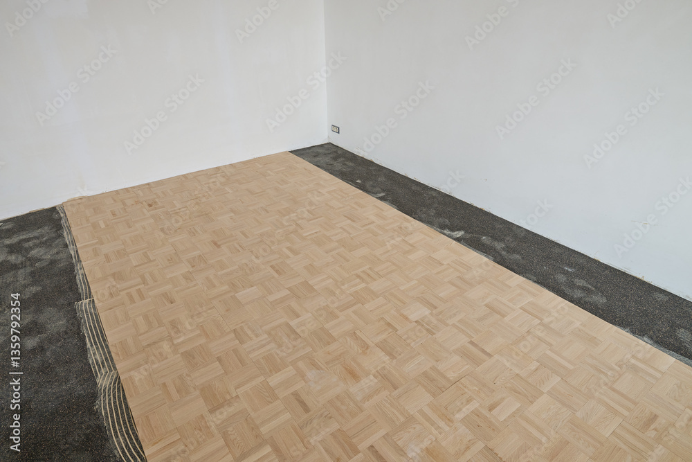 Laying oak vintage pattern parquet