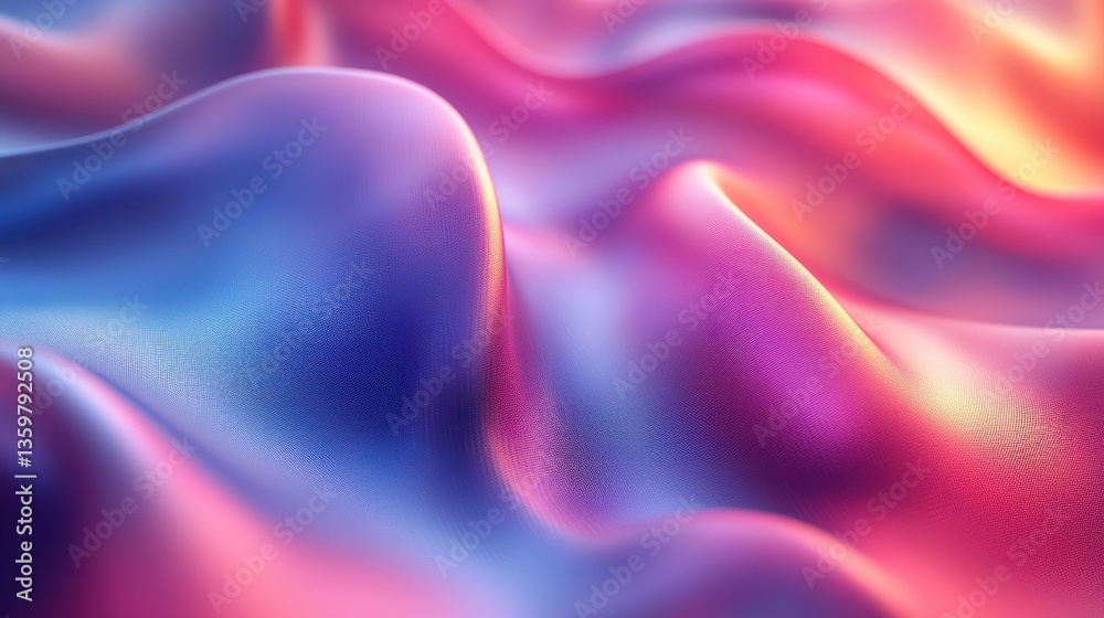 Obraz premium Gradient Waves Abstract Background with Fluid Design and Textured Surface