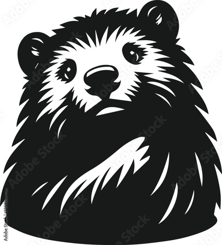 vector illustration of a wombat