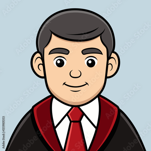 Professional Portrait: A dignified professional in formal attire. Perfect for concepts of expertise, authority, and trust.