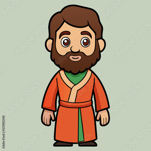 Biblical Cartoon Character 