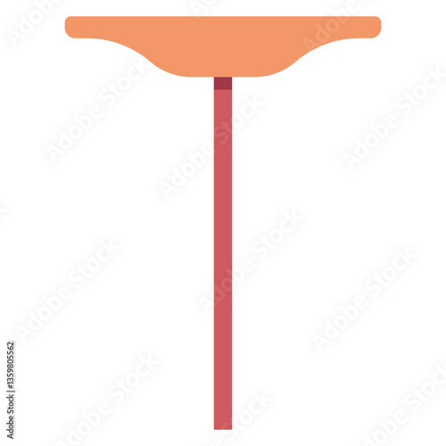 Crepe spreader for pancake vector cartoon illustration isolated on a white background.