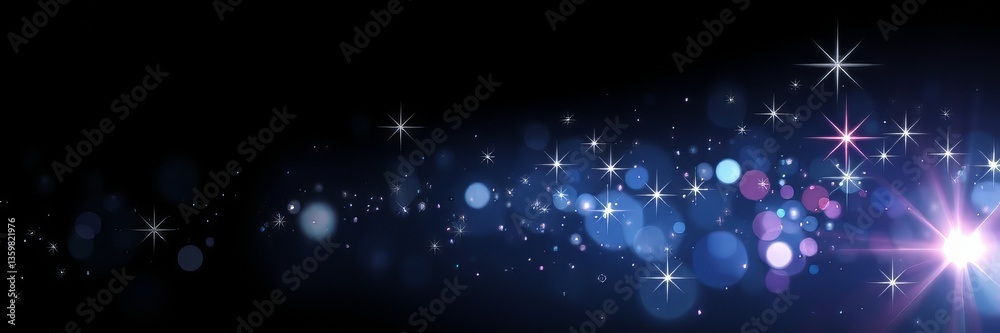 Obraz premium Sparkling Effect PNG Background for Design Projects