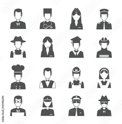 profession avatar set