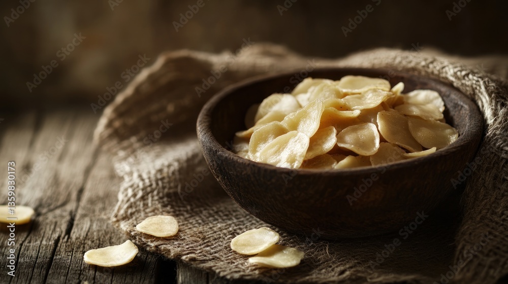 Crispy Fish Crackers in a Bowl Crispy Fish Crackers in a Bowl