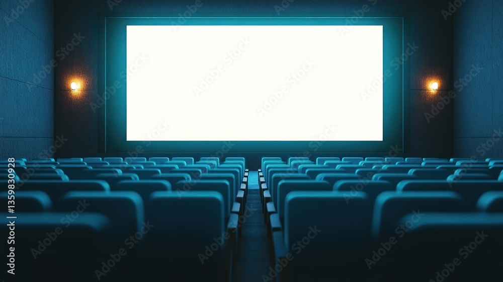 Fototapeta premium Empty Movie Theater
