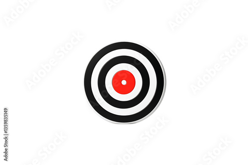 Target Icon with Arrow - Transparent Background
