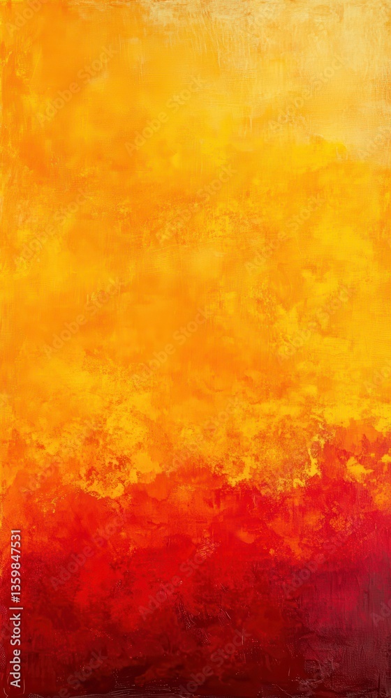 Obraz premium Dynamic gradient of fiery red and orange hues creating a vibrant backdrop