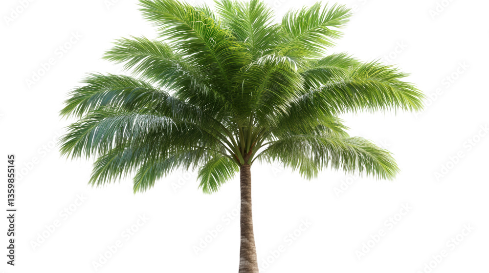 Fototapeta premium Isolated Lush Palm Tree Image