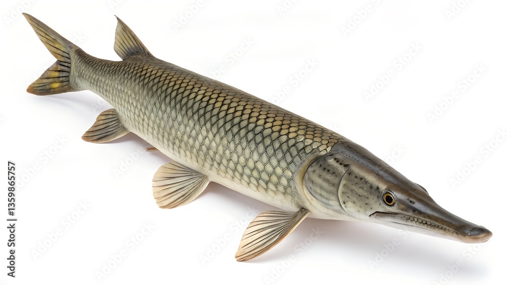 Fresh, silver fish isolated on a clean, white background Fresh, silver fish isolated on a clean, white background