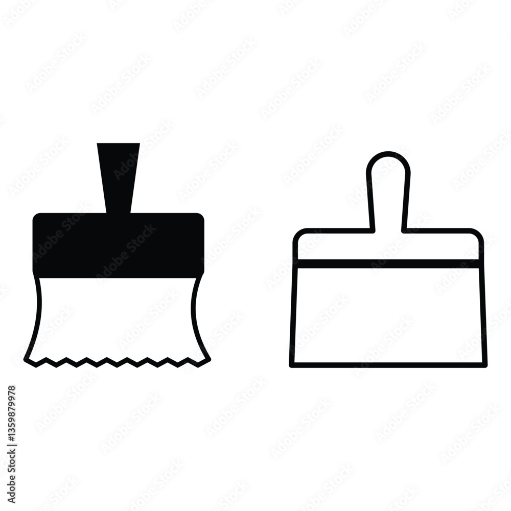 Cleaning brush icon set. Trash, cleaner, delete, junk, remove, object, tool, sweep, brush, isolated, broom, household infographic simple vector Illustration. Cleaning brush icon set. Trash, cleaner, delete, junk, remove, object, tool, sweep, brush, isolated, broom, household infographic simple vector Illustration.