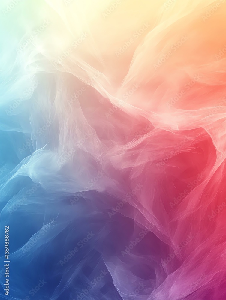 Fototapeta premium Abstract colorful smoke effect background design.