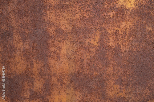 Rusty metal surface. Rusty steel texture. Iron corrosion.