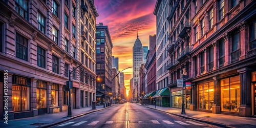 Empty New York City - AI Art