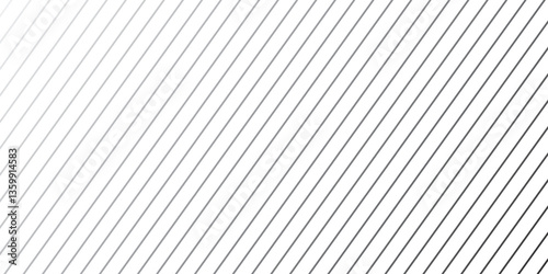 Seamless pattern with thin diagonal lines. Black and white abstract background.