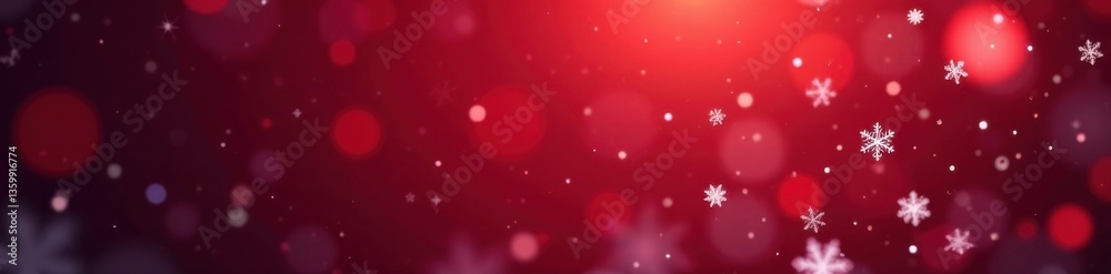 Small snowflakes dance in the air against a deep crimson background with subtle gradient undertones, festive, christmas, gradient Small snowflakes dance in the air against a deep crimson background with subtle gradient undertones, festive, christmas, gradient