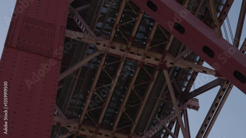 Wallpaper Mural Metallic construction of 25 April Bridge Torontodigital.ca