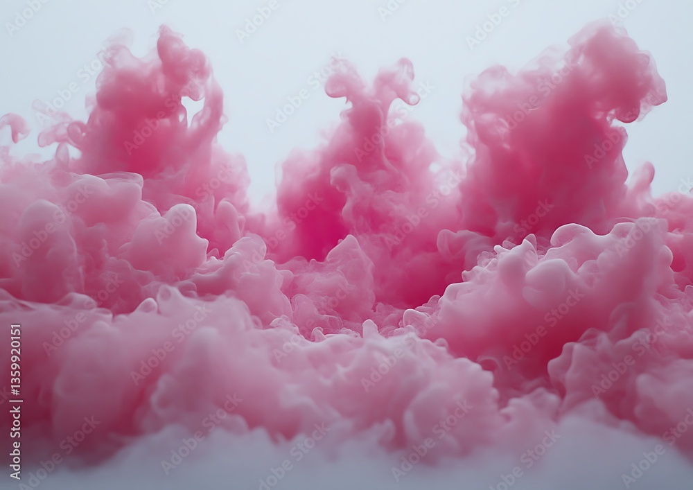 Pink Ink Clouds Abstract. Pink Ink Clouds Abstract.