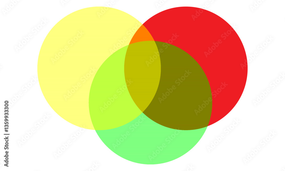 transparent yellow, transparent green, red color combination transparent yellow, transparent green, red color combination