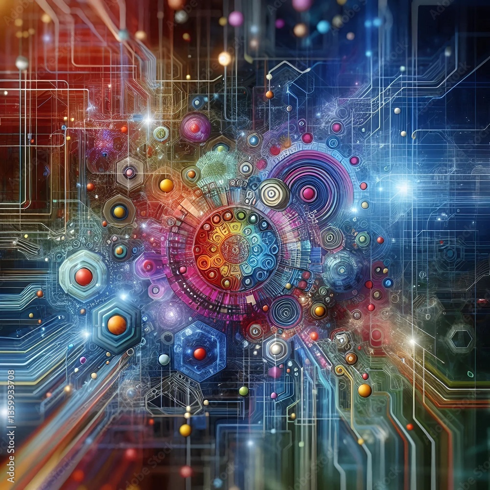 Obraz premium Advancing AI and IoT Integration: Revolutionizing Smart Technologies for Future Innovation