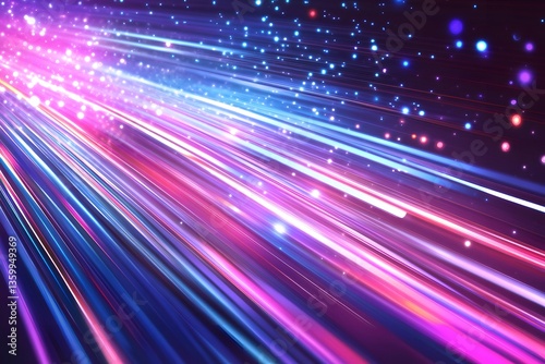 Vector high-speed lights background lines