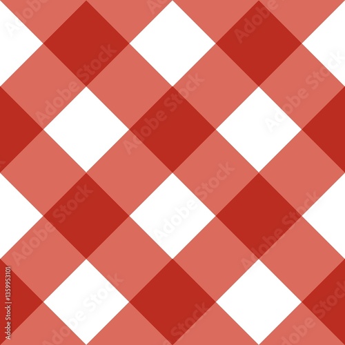 red and white checkered pattern