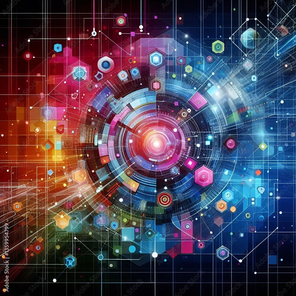 Obraz premium Advancing AI and IoT Integration: Revolutionizing Smart Technologies for Future Innovation