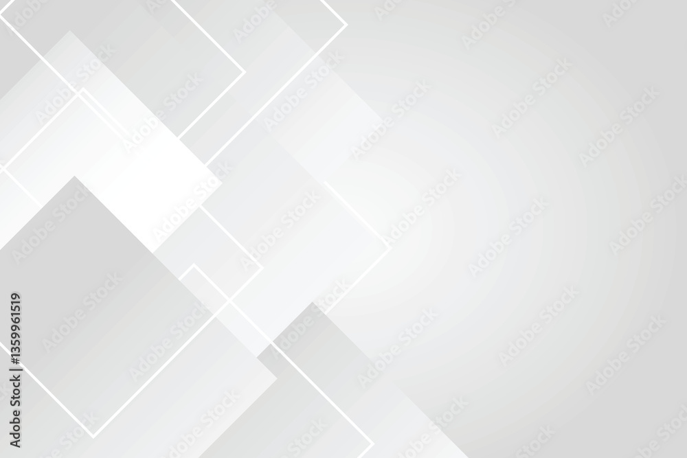 Obraz premium Abstract white, gray vector background with semi-transparent gradient rectangles