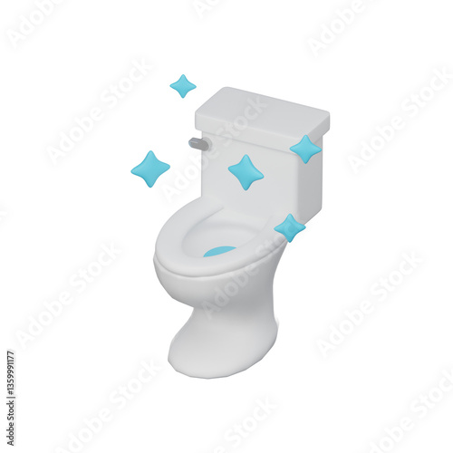 Clean toilet
