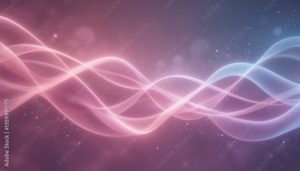 Fototapeta premium Dynamic wave patterns digital art abstract background colorful environment artistic viewpoint visual concept for digital media