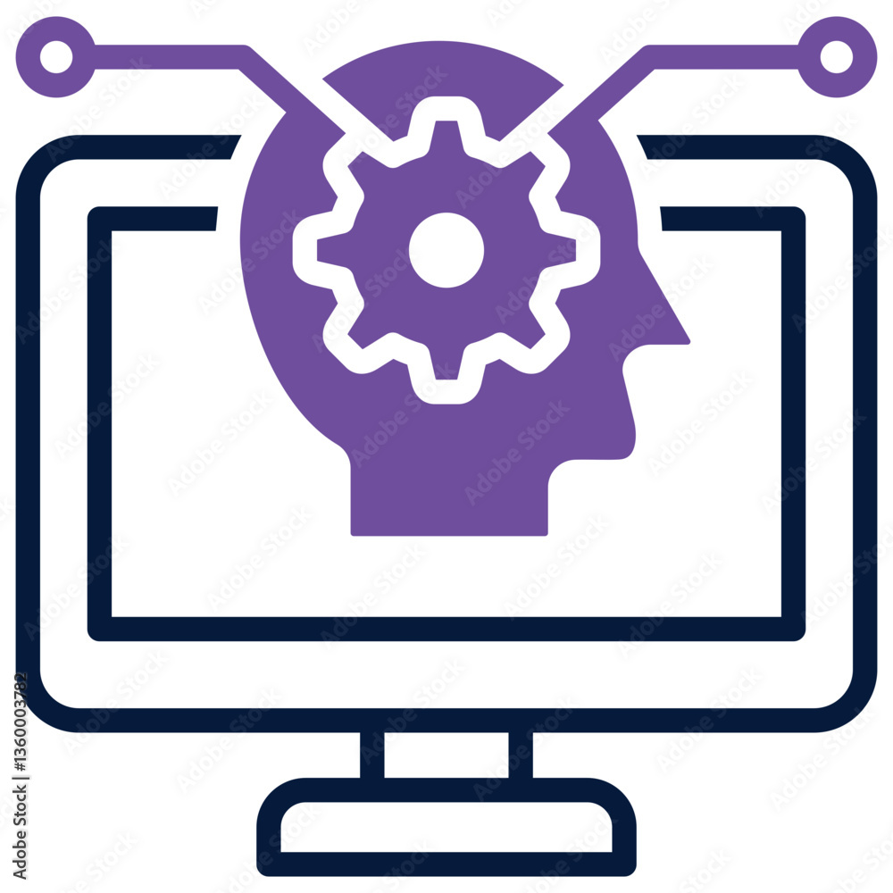 Cognitive Computing Icon Cognitive Computing Icon