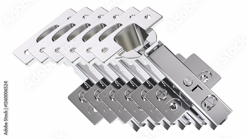 3d render door hinges for the site photo illustrativeet of screwdrivers