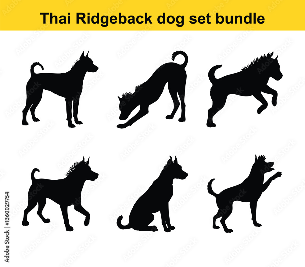 Obraz premium Vector silhouettes of various animals including horses, dogs, cats, tigers, wolves, and cows in a wild and domestic farm setting