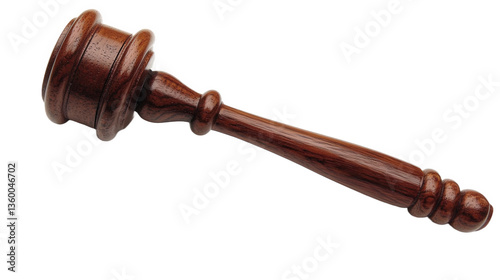 Wooden Gavel for Legal Proceedings
