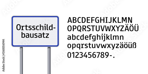 Ortsschild-Bausatz Österreich