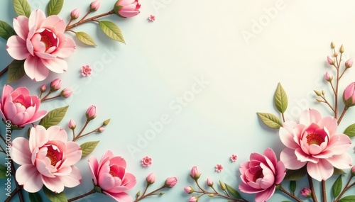 Wallpaper Mural Subtle floral motifs subtly repeat across a soft background , subtle, seamless Torontodigital.ca